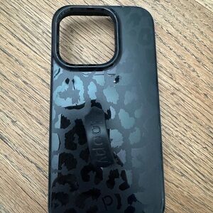 Loopy Case Black Geometric iPhone Case